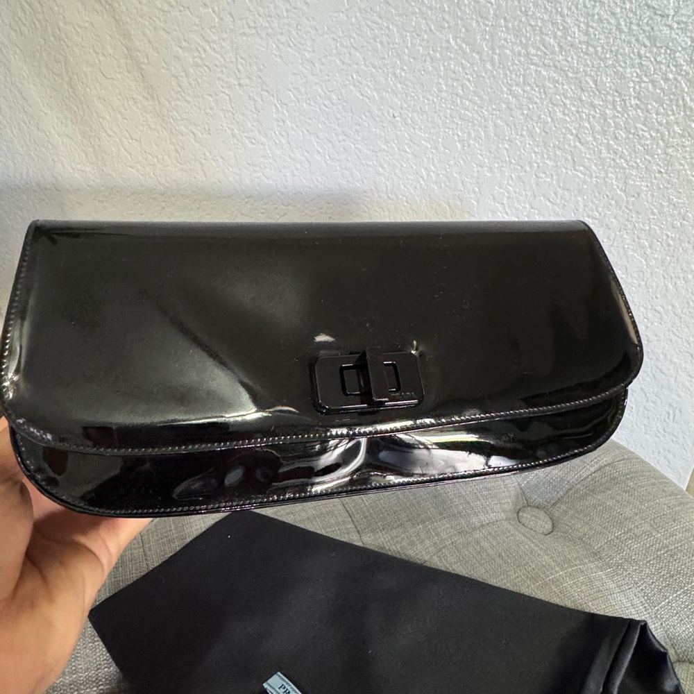 Prada pouch clutch patent leather Turlock bag - Picture 4 of 17